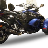 Exhaust compatible with Can Am Spyder Rs 1000 2008-2012, Gpe Ann. Poppy, Slip-on exhaust including removable db killer and link pipe 