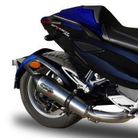 Exhaust compatible with Can Am Spyder 1000 Gs 2007-2009, Gpe Ann. titanium, Slip-on exhaust including removable db killer and link pipe 
