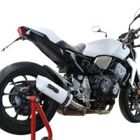 Exhaust compatible with Honda CB1000R 2018-2020, Albus Evo4, Slip-on exhaust including removable db killer and link pipe, EPA-compliant 