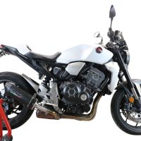 Exhaust compatible with Honda CB1000R 2021-2024, Furore Nero, Slip-on exhaust including link pipe 
