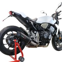 Exhaust compatible with Honda CB1000R 2021-2024, Furore Nero, Slip-on exhaust including link pipe 