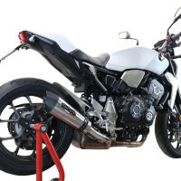 Exhaust compatible with Honda CB1000R 2021-2024, GP Evo4 Titanium, Slip-on exhaust including removable db killer and link pipe 