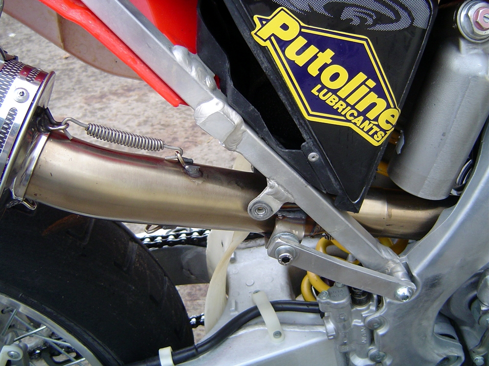 Exhaust compatible with Honda CRF450R/RX 2005-2005, Furore Nero, Full system exhaust, including removable db killer 