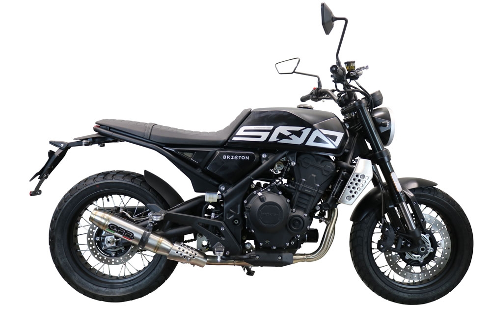 Brixton crossfire 500 exhaust top