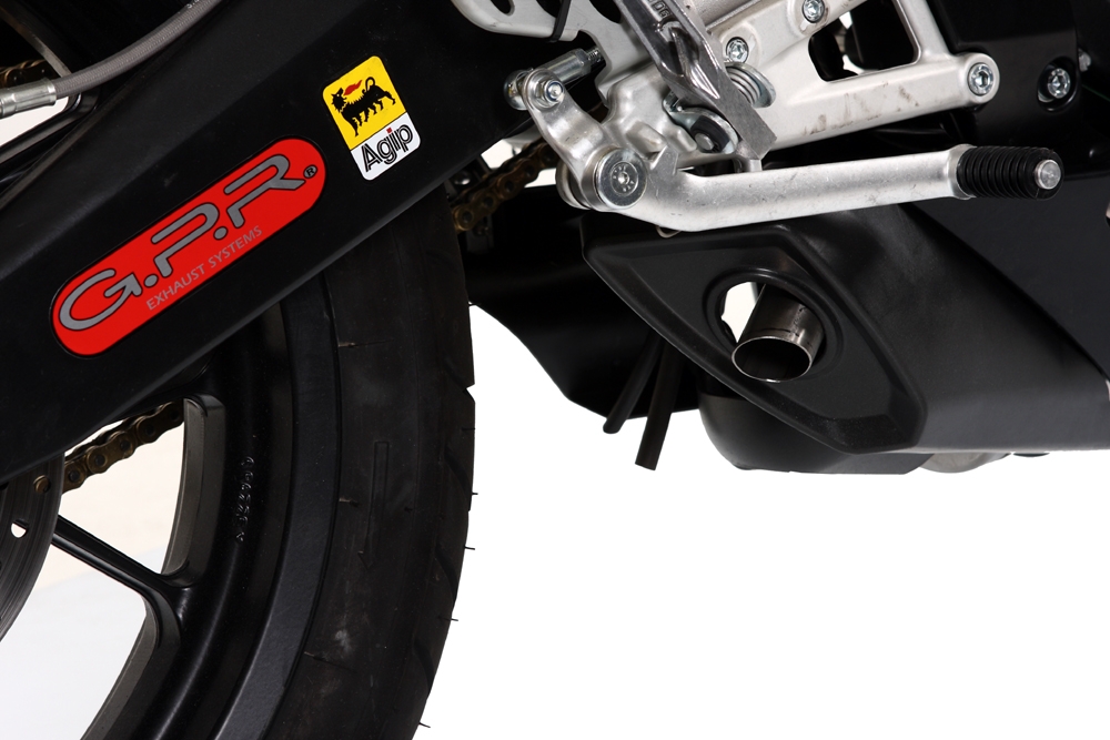 Exhaust compatible with Derbi Gpr 125 2009-2010, Alluminio Ghost, Full system exhaust including removable db killer and catalyst 