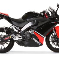 Exhaust compatible with Derbi Gpr 125 2009-2010, Alluminio Ghost, Full system exhaust including removable db killer and catalyst 