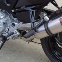 Exhaust compatible with Bmw F800 F800S F800ST 2006-2011, Gpe Ann. titanium, Slip-on exhaust including removable db killer and link pipe 