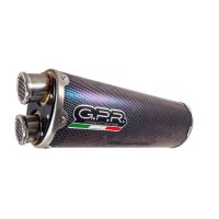 Exhaust compatible with Triumph Tiger 1200 Gt - Rally 2022-2024, Dual Inox, Slip-on exhaust including removable db killer and link pipe, EPA-compliant 