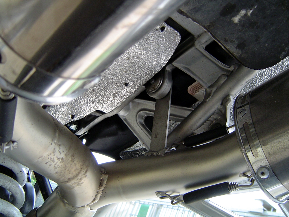 Exhaust compatible with Ktm 990 Superduke R 2004-2012, Gpe Ann. titanium, Dual slip-on including removable db killers and link pipes 