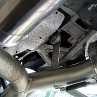 Exhaust compatible with Ktm 990 Superduke R 2004-2012, Gpe Ann. titanium, Dual slip-on including removable db killers and link pipes 