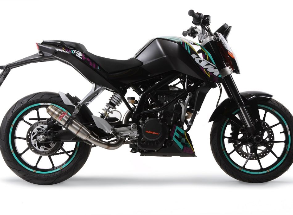 Duke 200 akrapovic exhaust new arrivals