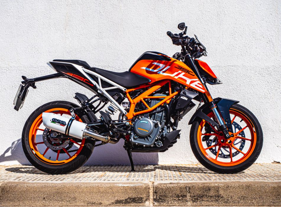 GPR exhaust compatible with Ktm 125 Duke 2017-2020, Albus Evo4, Slip-on ...