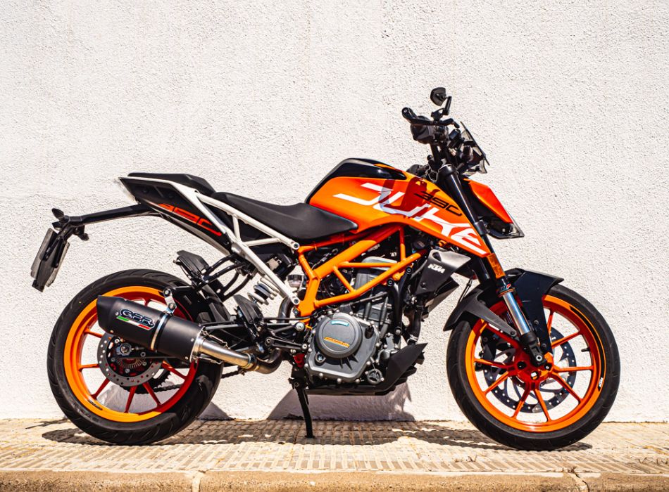 GPR exhaust compatible with Ktm 390 DUKE 2017-2020, Furore Evo4 Nero ...