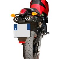 Exhaust compatible with Ktm Duke II 2000-2006, Furore Nero, Dual slip-on including removable db killers and link pipes 