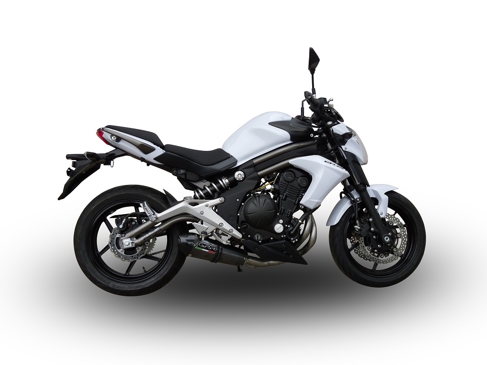 Exhaust compatible with Kawasaki NINJA 650 R 2012-2016, Gpe Ann. Poppy, Full system exhaust, including removable db killer 