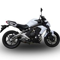 Exhaust compatible with Kawasaki NINJA 650 R 2012-2016, Gpe Ann. Poppy, Full system exhaust, including removable db killer 