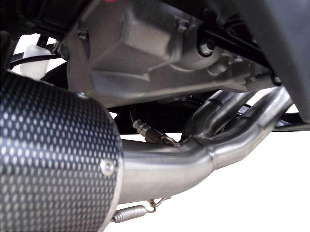 Exhaust compatible with Kawasaki NINJA 650 R 2012-2016, Gpe Ann. Poppy, Full system exhaust, including removable db killer 