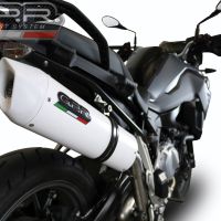 Exhaust compatible with Bmw F750GS 2021-2024, Albus Evo4, Slip-on exhaust including removable db killer and link pipe, EPA-compliant 