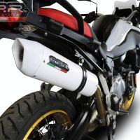 Exhaust compatible with Bmw F 800 Gs 2024-2025, Albus Evo4, Slip-on exhaust including removable db killer and link pipe, EPA-compliant 