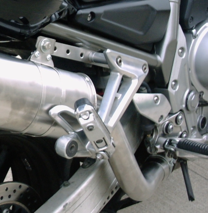Exhaust compatible with Yamaha Fzs 1000 Fazer 2001-2005, Trioval, Slip-on exhaust including removable db killer and link pipe 