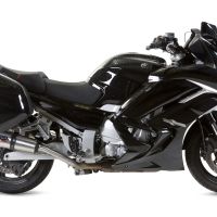 Exhaust compatible with Yamaha FJR1300 2017-2020, GP Evo4 Titanium, Dual slip-on including removable db killers and link pipes 
