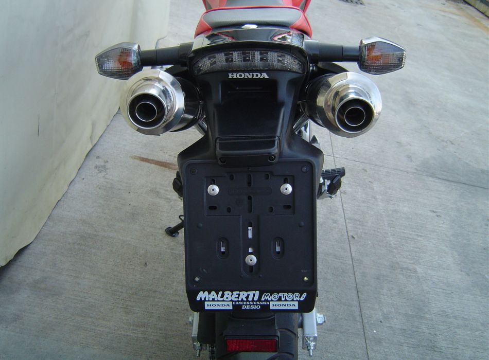 GPR exhaust compatible with Honda Fmx 650 2005-2008, Inox Tondo, Dual ...