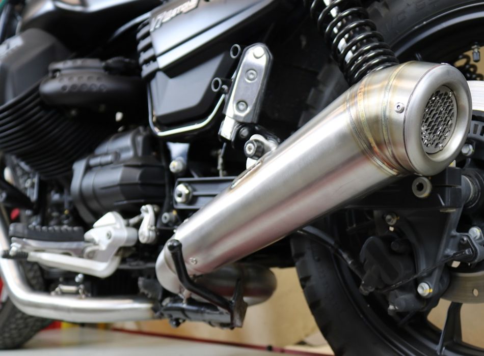Moto guzzi v7 iii mistral exhaust cheap