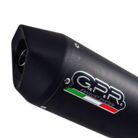 Exhaust compatible with Aprilia Dorsoduro 900 2017-2020, Furore Nero, Dual slip-on exhausts including link pipes 