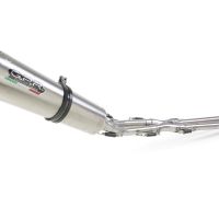 Exhaust compatible with Yamaha T-Max 500 2001-2011, Gpe Ann. titanium, Full system exhaust, including removable db killer 