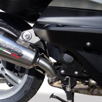 Exhaust compatible with Bmw C650GT 2012-2015, Gpe Ann. titanium, Slip-on exhaust including removable db killer and link pipe 