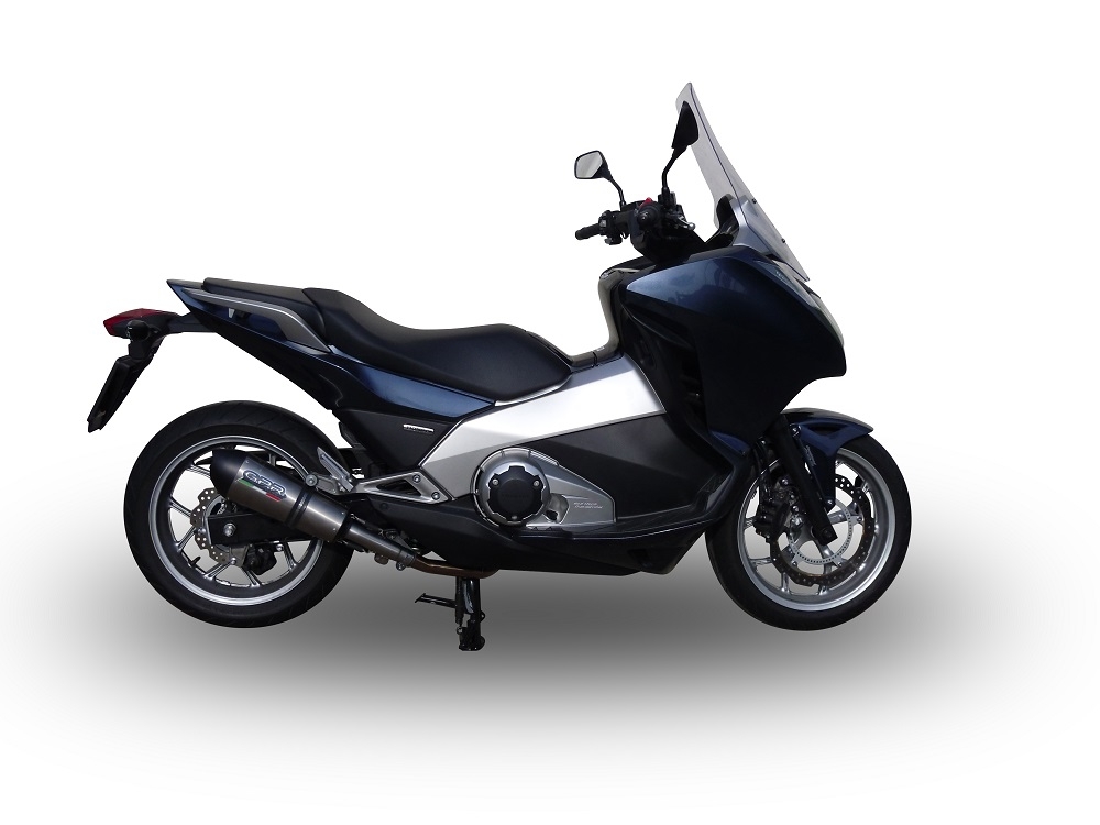 Exhaust compatible with Honda Integra 750 2016-2020, GP Evo4 Titanium, Slip-on exhaust including removable db killer and link pipe 