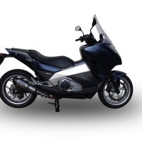 Exhaust compatible with Honda Integra 750 2016-2020, GP Evo4 Titanium, Slip-on exhaust including removable db killer and link pipe 