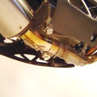 Exhaust compatible with Kawasaki NINJA 650 R 2006-2011, Albus Ceramic, Slip-on exhaust including removable db killer and link pipe, EPA-compliant 