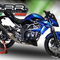 Exhaust compatible with Kawasaki Z-125 2021-2024, Furore Evo4 Nero, Slip-on exhaust including removable db killer and link pipe, EPA-compliant 