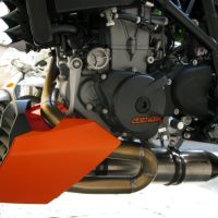 Exhaust compatible with Ktm 690 Duke 2008-2011, Gpe Ann. titanium, Full system exhaust, including removable db killer 