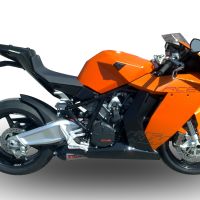 GPR exhaust compatible with  Ktm RC8R 2008-2014, New Grand Prix Evo Titanium, Full system exhaust including removable db killer and catalyst, EPA-compliant 