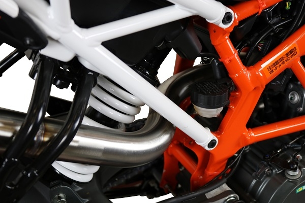 Exhaust compatible with Ktm 250 Duke 2017-2020, Deeptone Inox, Slip-on exhaust including link pipe 