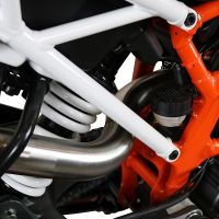 Exhaust compatible with Ktm 250 Duke 2017-2020, Deeptone Inox, Slip-on exhaust including link pipe 