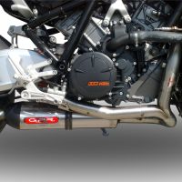 GPR exhaust compatible with  Ktm RC8R 2008-2014, New Grand Prix Evo Titanium, Full system exhaust including removable db killer and catalyst, EPA-compliant 