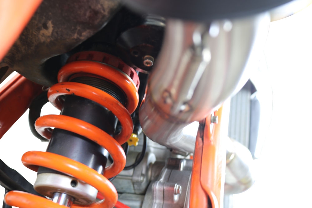 Exhaust compatible with Ktm 450 SXF 2016-2018, Furore Nero, Full system exhaust, including removable db killer/spark arrestor 