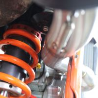 Exhaust compatible with Ktm 450 SXF 2016-2018, Furore Nero, Full system exhaust, including removable db killer/spark arrestor 