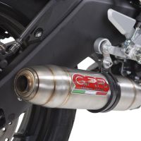 Exhaust compatible with Yamaha Mt 125 2017-2019, Deeptone Inox, Full system exhaust, including removable db killer 