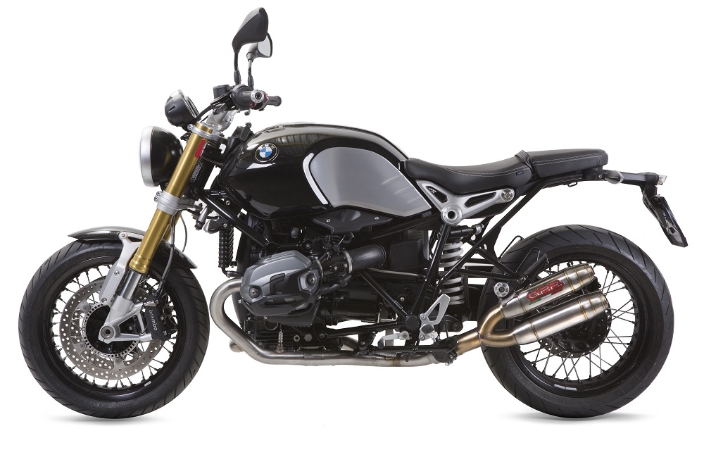 GPR exhaust compatible with  Bmw R Nine-T 1200 - Pure - Racer - Scrambler - Urban G/S 2013-2016, Deeptone Inox, Full system exhaust including removable db killer and catalyst, EPA-compliant 