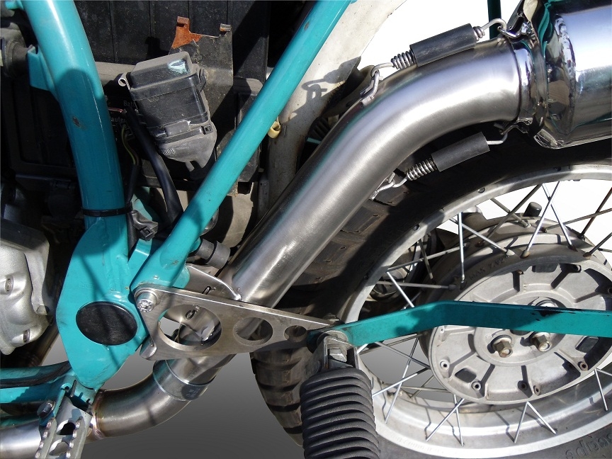 Exhaust compatible with Bmw R100GS 1987-1996, Decatalizzatore, Decat pipe 
