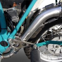Exhaust compatible with Bmw R100GS 1987-1996, Decatalizzatore, Decat pipe 