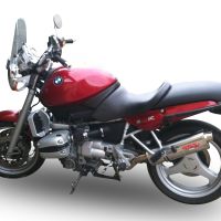 Exhaust compatible with Bmw R1100GS 1994-1998, Trioval, Slip-on exhaust including removable db killer and link pipe, EPA-compliant 
