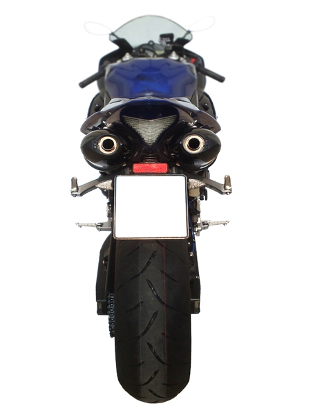 Exhaust compatible with Yamaha YZF 1000 R1 2009-2014, Gpe Ann. titanium, Dual slip-on including removable db killers and link pipes 
