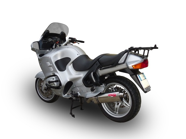 GPR exhaust compatible with  Bmw R1150RT 2000-2006, Trioval, Slip-on exhaust including removable db killer, link pipe and catalyst,  EPA-compliant 