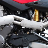 Husqvarna TE 410 E - SM 410 2007-2009, Gpe Ann. Poppy, Mid-Full system exhaust including removable db killer 
