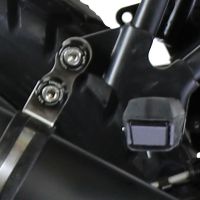 Exhaust compatible with Royal Enfield Himalayan 410 Diam.36mm 2017-2020, Albus Ceramic, Slip-on exhaust including link pipe and removable db killer 